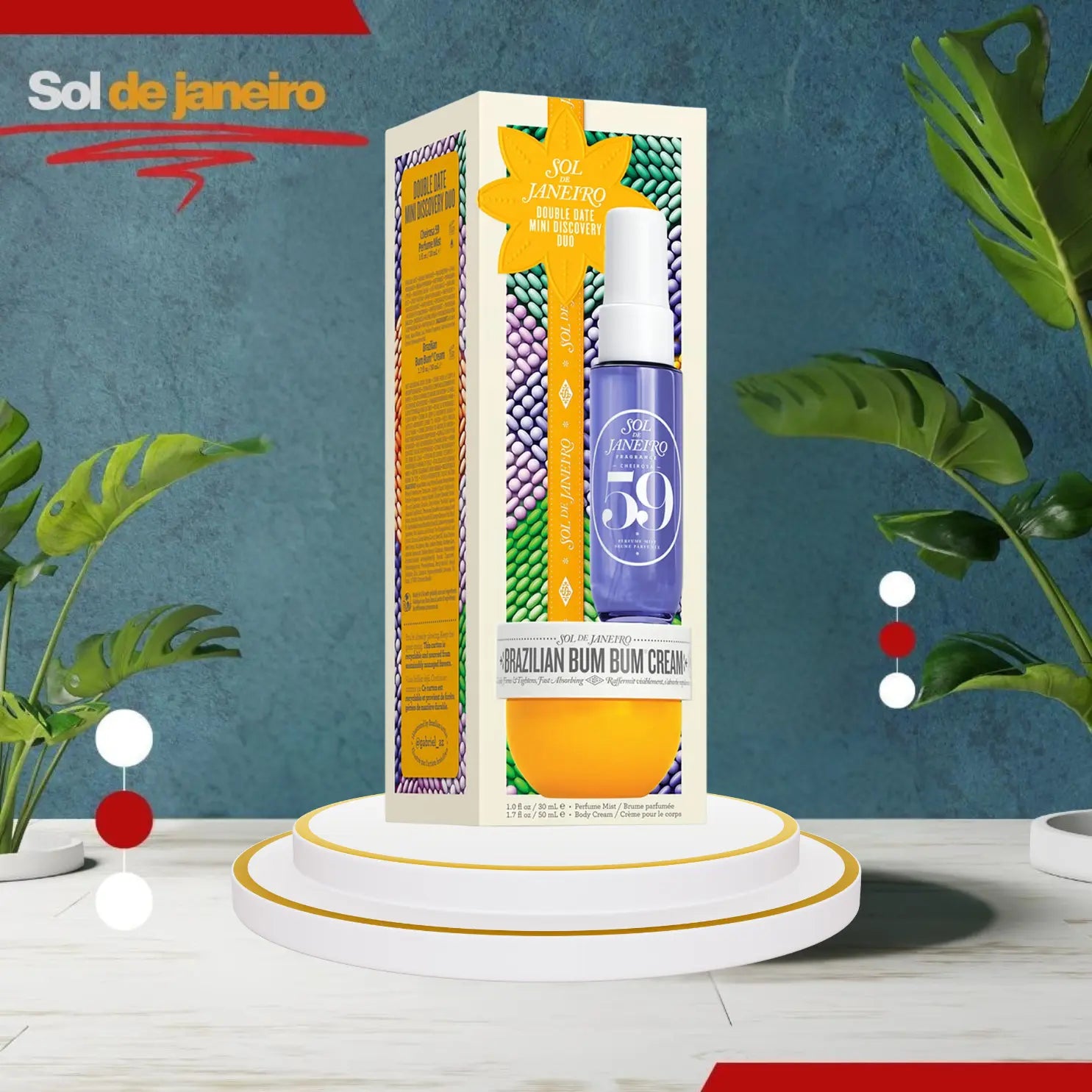 Sol de Janeiro Double Date luxuriously hydrating (Worth £27) Paradise Scent