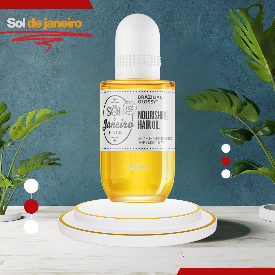 Sol de Janeiro Brazilian Glossy Nourishing Anti-Frizz Hair Oil 58ml Paradise Scent