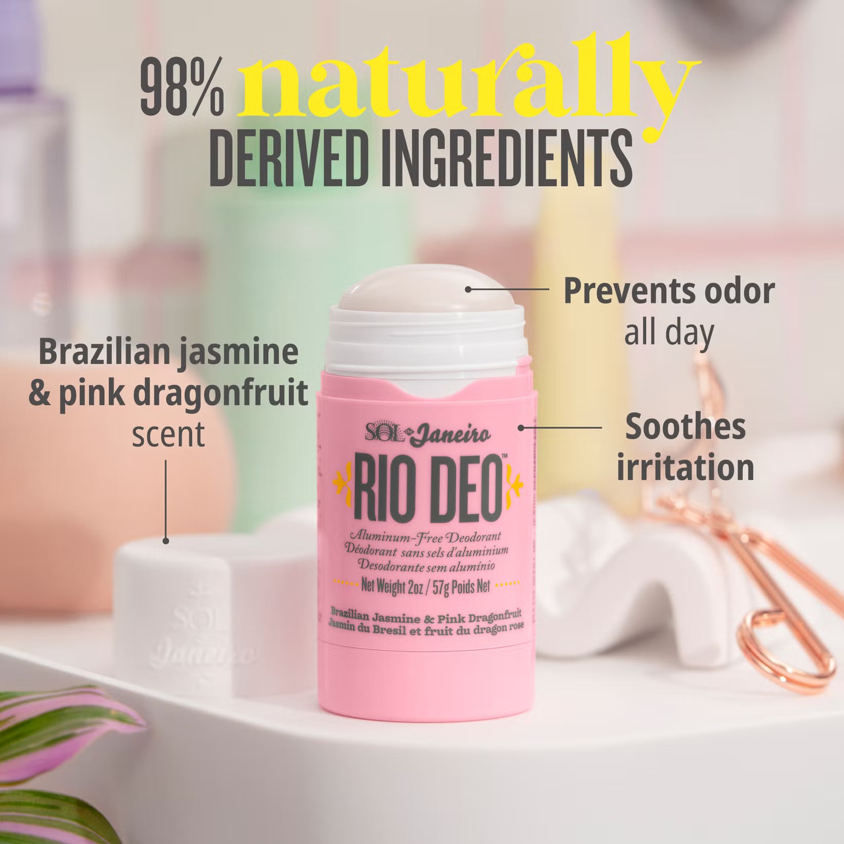 Sol de Janeiro Beija Flor Rio Deodorant 57g Paradise Scent