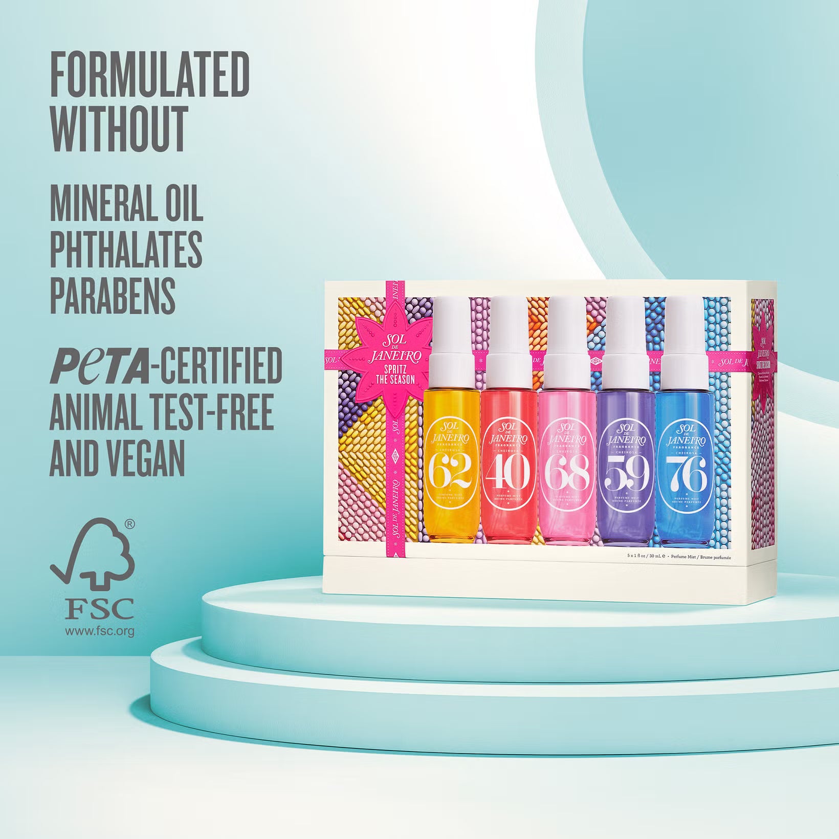 Sol de Janeiro Spritz the Season Gift Set (Worth £55) Paradise Scent